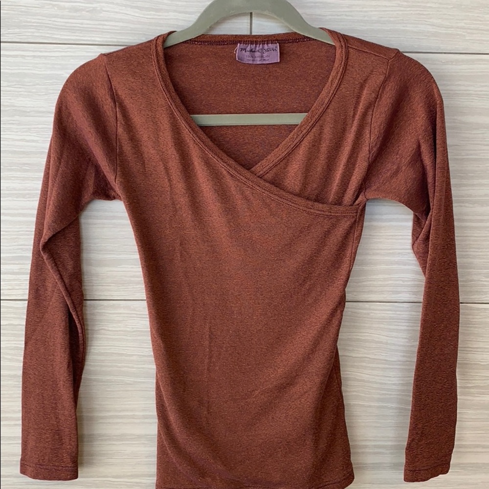 👚2/$15 Michael Stars Wrap/Surplice Top
